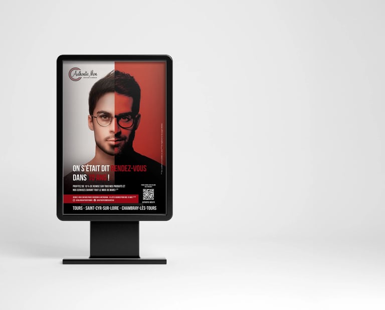 service affiche pub plume graphiste tours