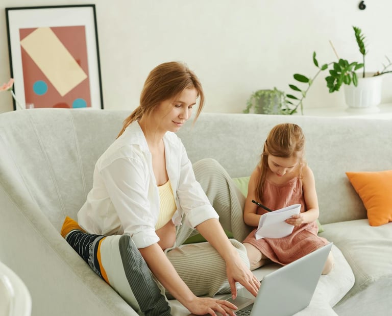 Clean small business website layout built for beginner entrepreneurs