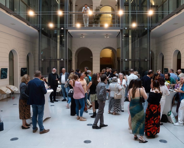 Papp Anita exhibition opening