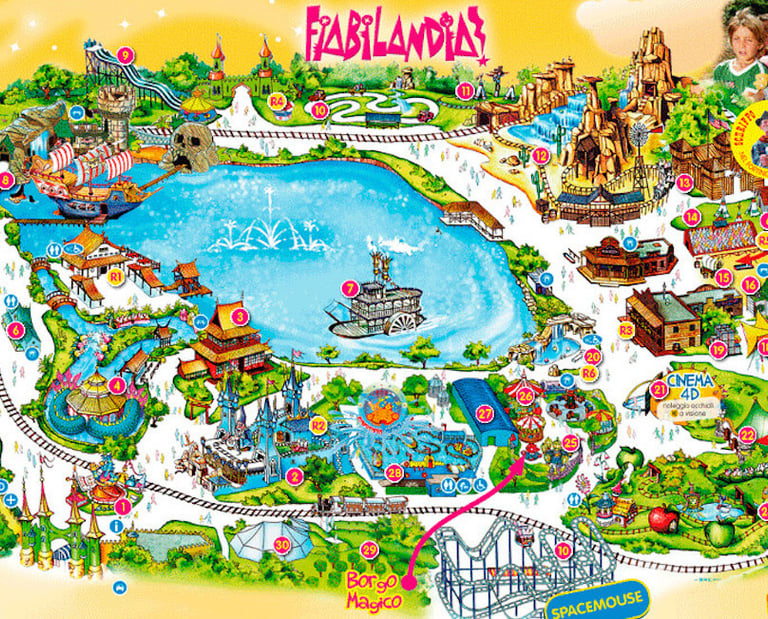 Attrazioni per bambini Fiabilandia Rimini, parco divertimenti in Romagna