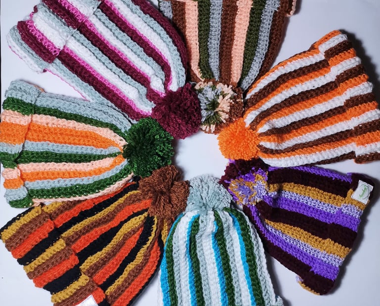 Gorros tejidos a mano - anudancr.com
