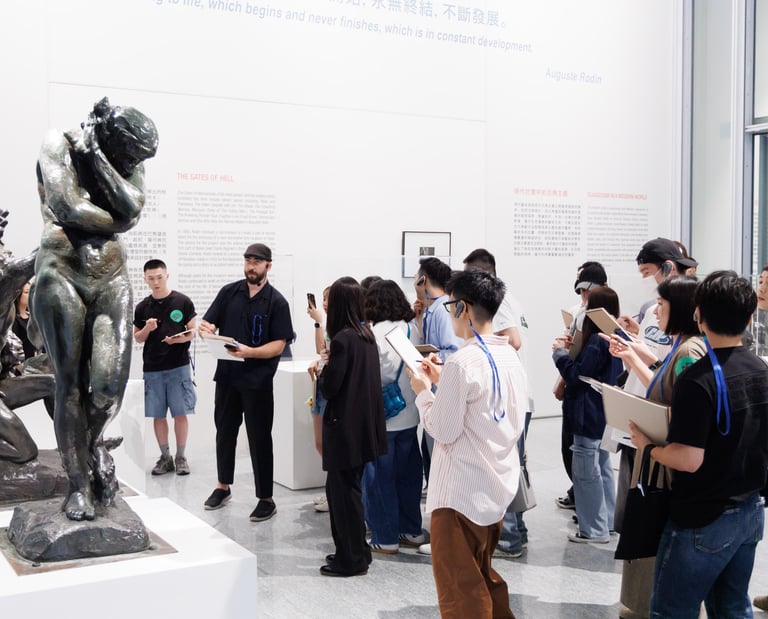 Gene Bond workshop at Taipei Fubon Museum