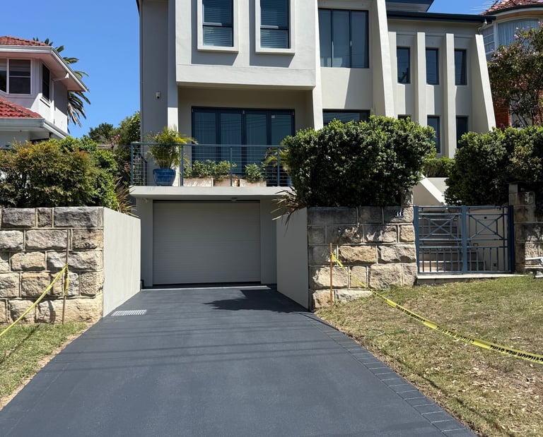 Finished job of LG painting OF extrior home and drivway in oster bay 