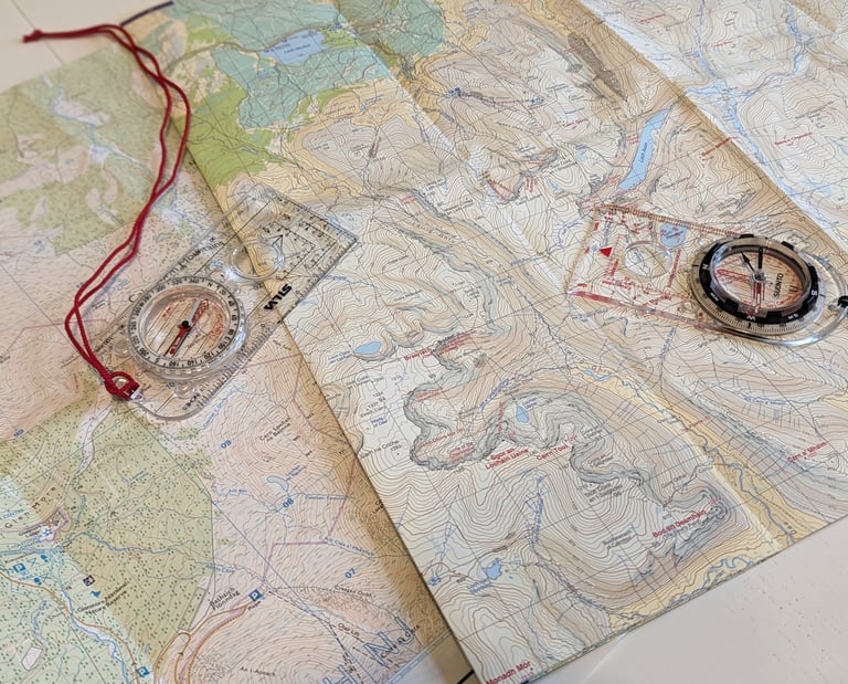 map and compass