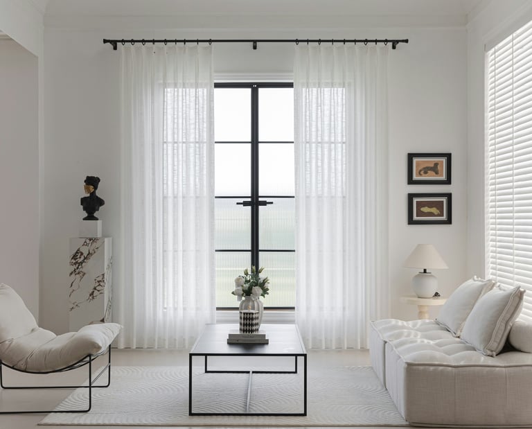 tül perde, rustik perde, modern perde