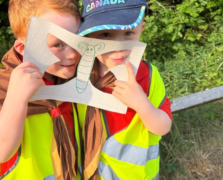 25th Allerton Squirrels do outdoor nature activities in Liverpool