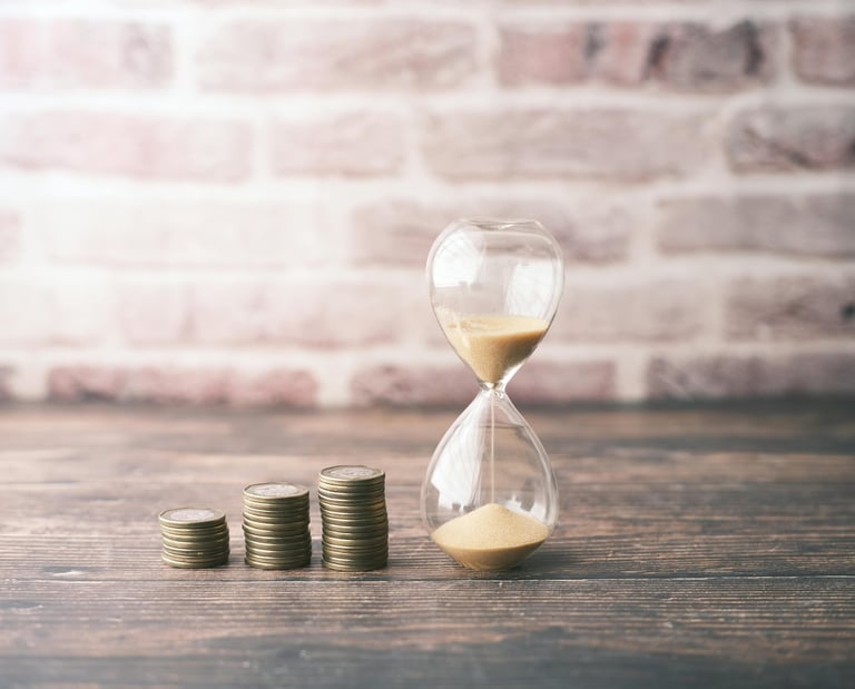 investimento consistente e tempo igual a rentabilidade