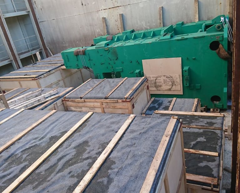 Bulk industrial cargo shipment from St. Petersburg to Busan