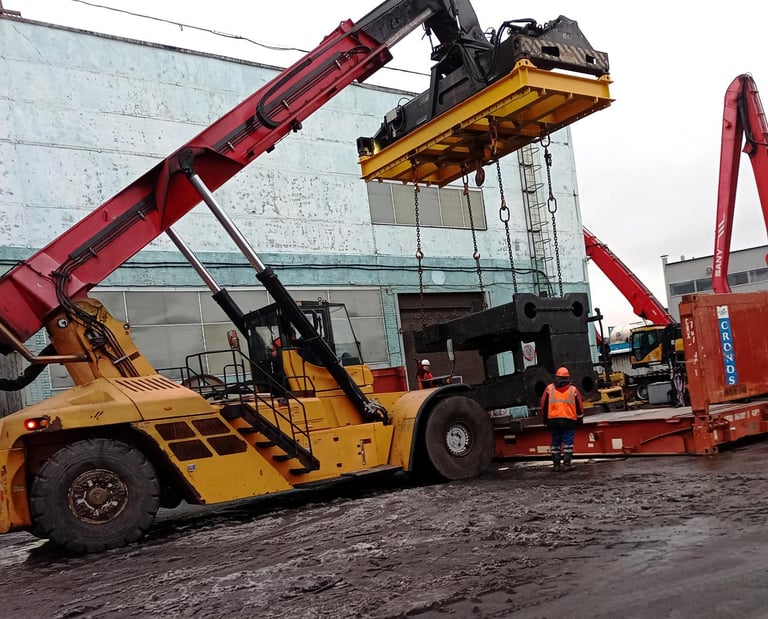 Project cargo loading for cross-border shipment to Nhava Sheva