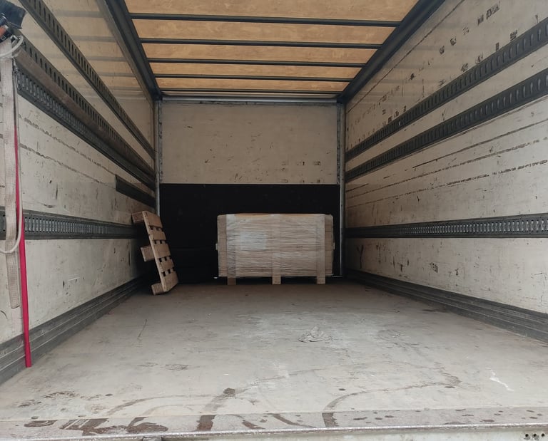 Urgent air freight cargo prepared for time-critical delivery to China