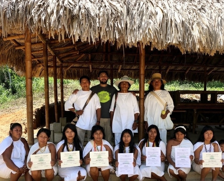 Mujeres indigena wiwa sierra nevada de santa marta
