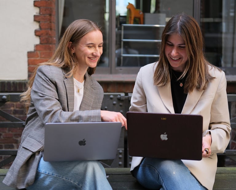 Co founders and Co CEO Laura and Malin