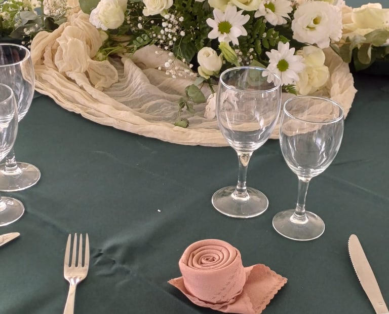 décoration de table de mariage