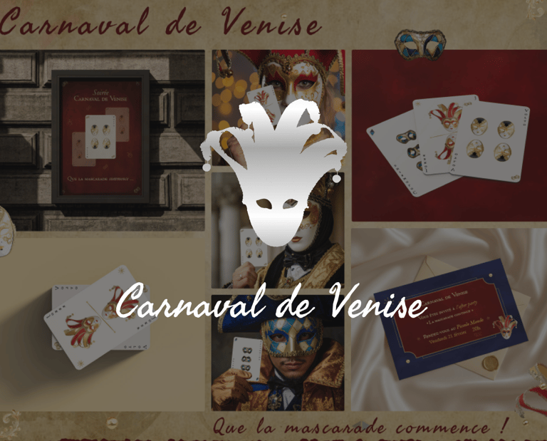 Masque Joker Carnaval de Venise