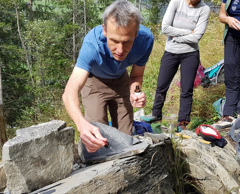 geologische Wanderung - Exkursion