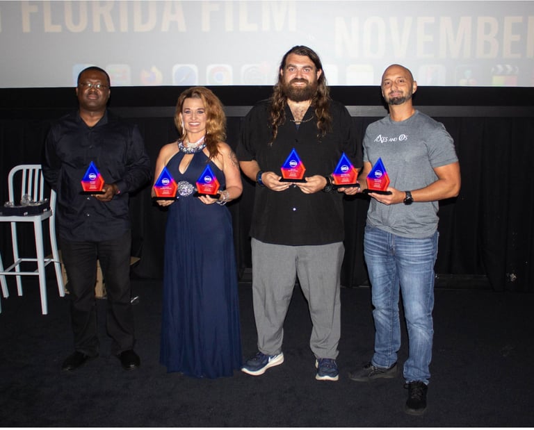 Independent filmmakers recognized with awards at the Fear Fame Film Festival