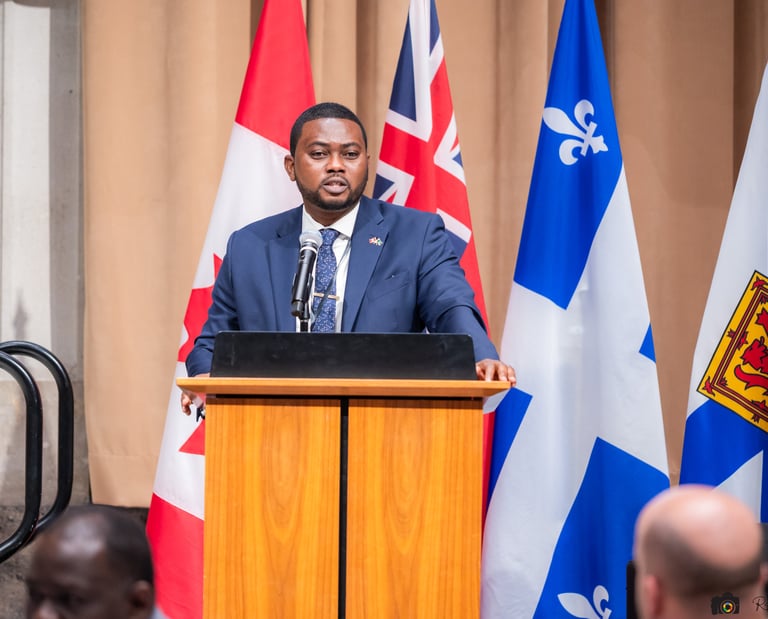 picture of the rostrum globals founder, olasupo