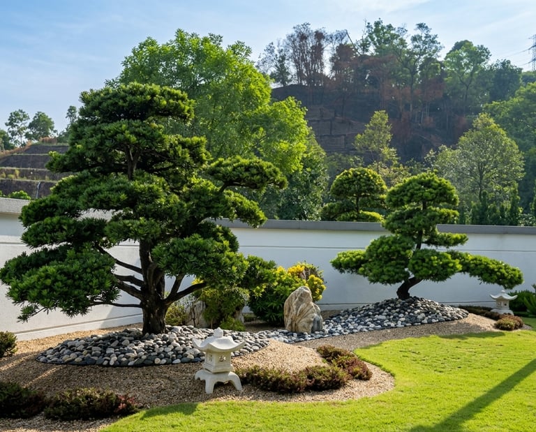 japanese-garden-bonsai-pine-stone-lantern-gravel-yie-yang-landscape