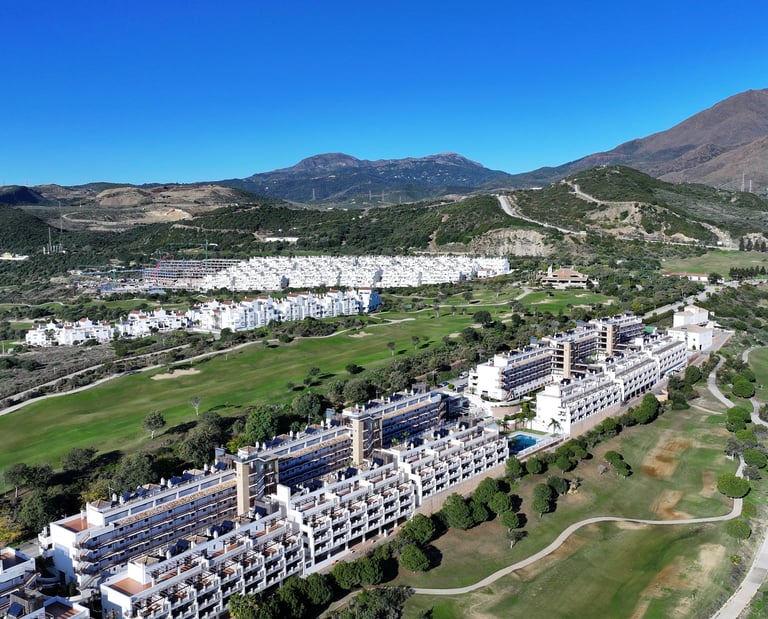 promoción inmobiliaria con dron