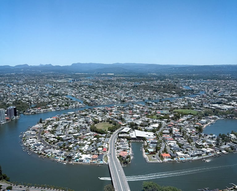 Urban city photography Australia Brisbane city skyline photography