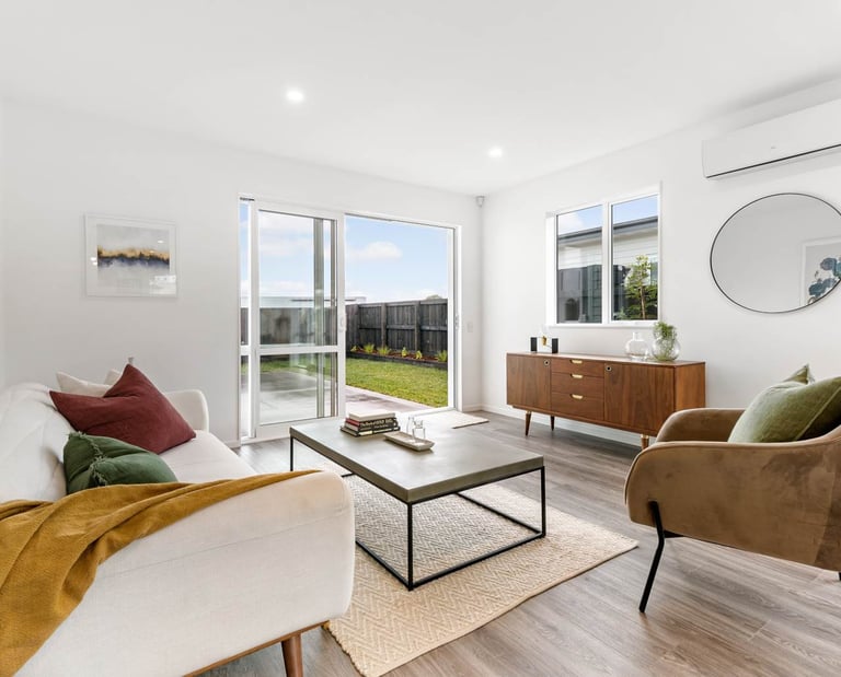 Living room - Auckland new build Highend Homes