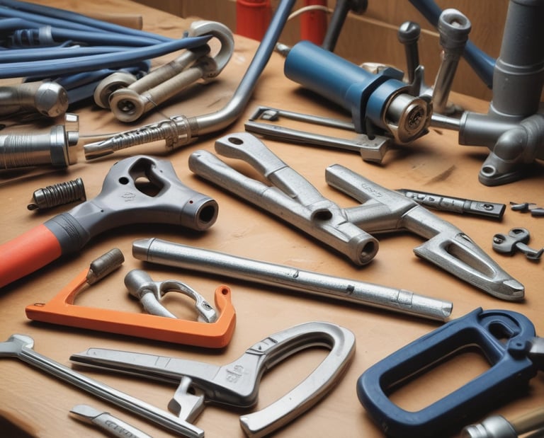 a bunch of tools and tools on a table