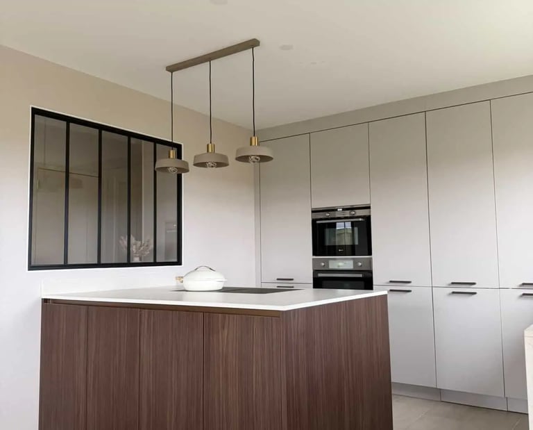 réalisation cuisine et buanderie sur mesure à Tourville-sur-Odon - Baïa Home