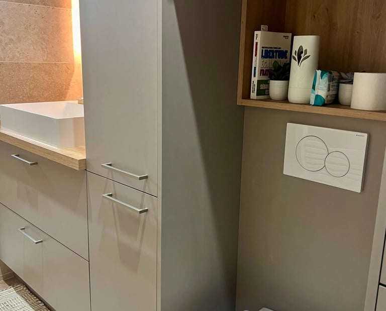 réalisation salle de bain sur mesure à Thaon - Baïa Home