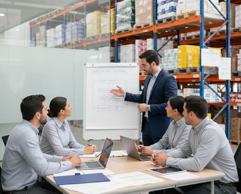 Capacitación en logística y control interno para correcta gestión empresarial y fiscal.