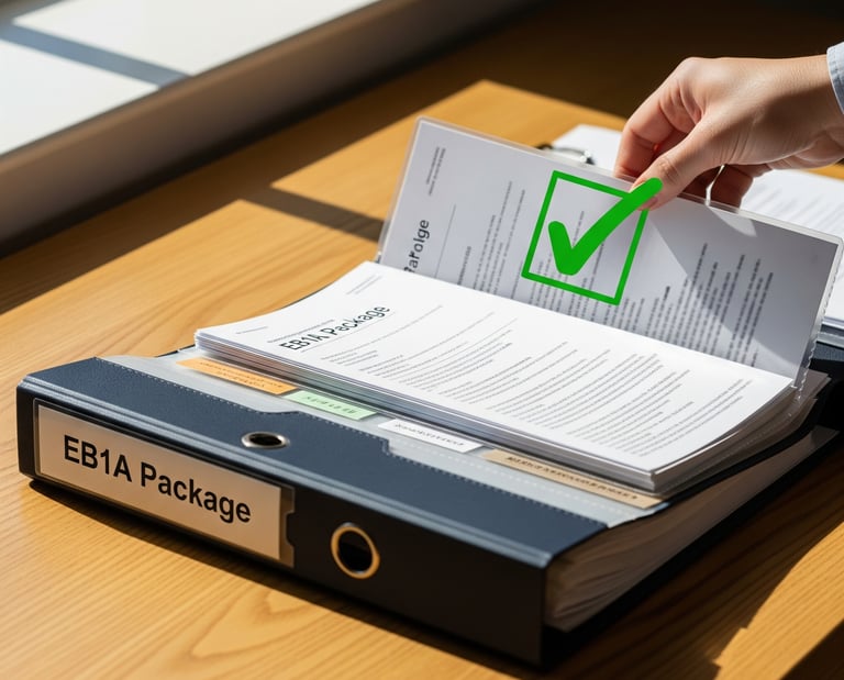 A file containing the entire EB1A package