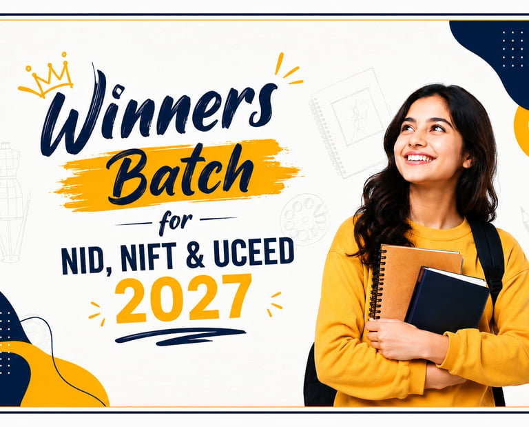 Best NID NIFT UCEED Coaching 2027 with Live Online Classes