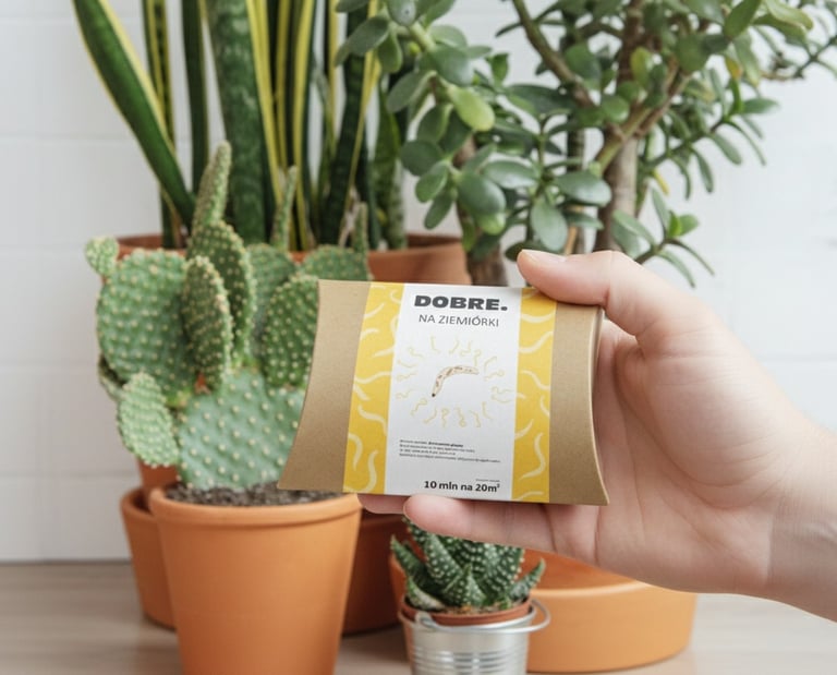 DOBRE nicienie pożyteczne na ziemiórki