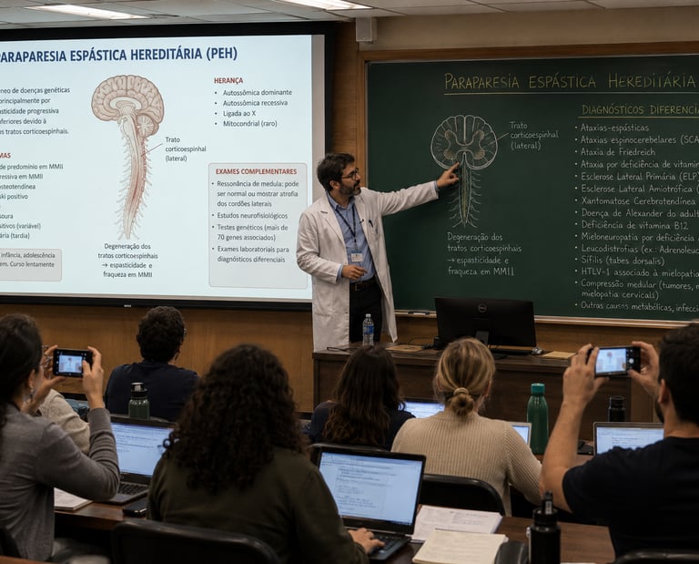Paraparesia Espástica Hereditária; PEH; SPG