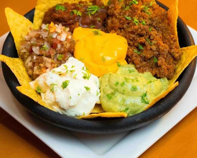 Nachos en Idilio Café Restaurante Calarcá Quindío