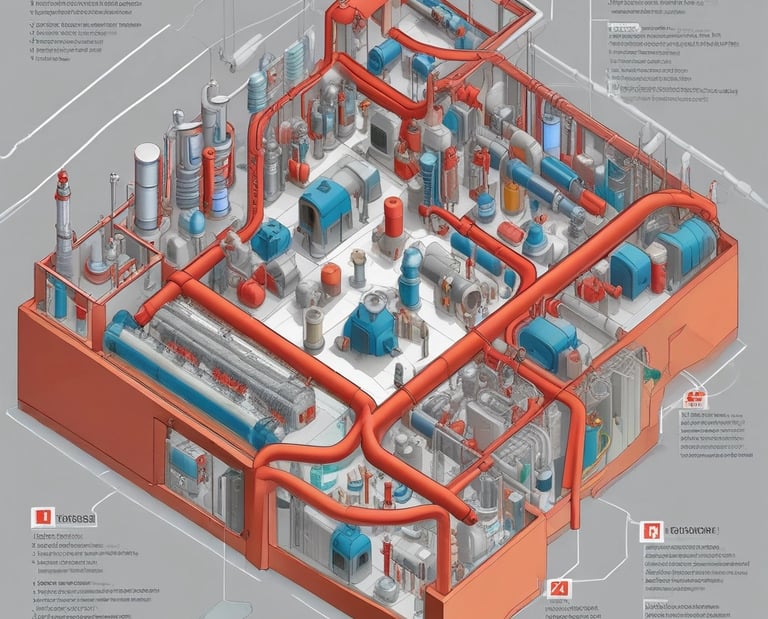 Close-up of specialized water treatment equipment in a clean environment