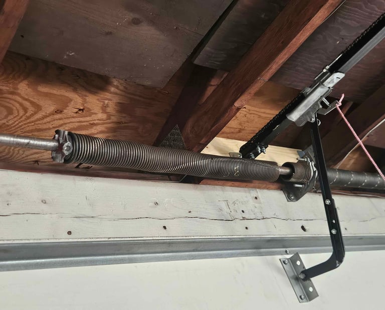 Typical broken spring