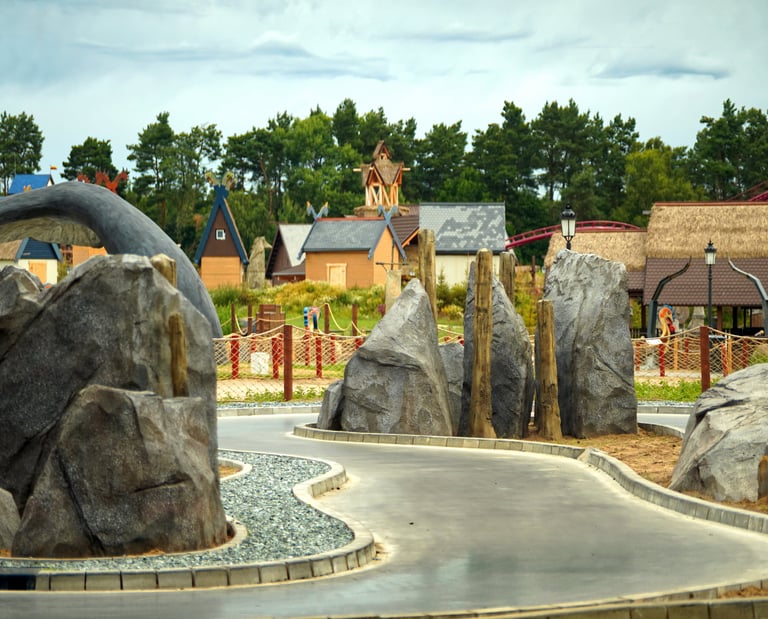Custom artificial rockwork project by Artisan Aleks Company