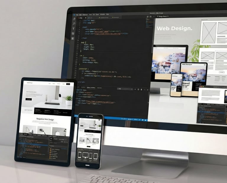 We build modern web pages based on your customer needs