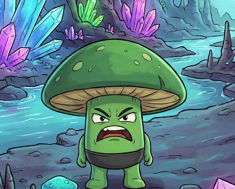 A Shrooman in their natural habitat.