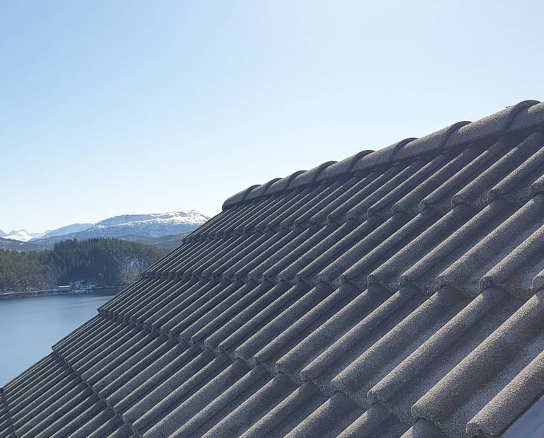 Tak som er vasket og etterbehandlet på Skodje