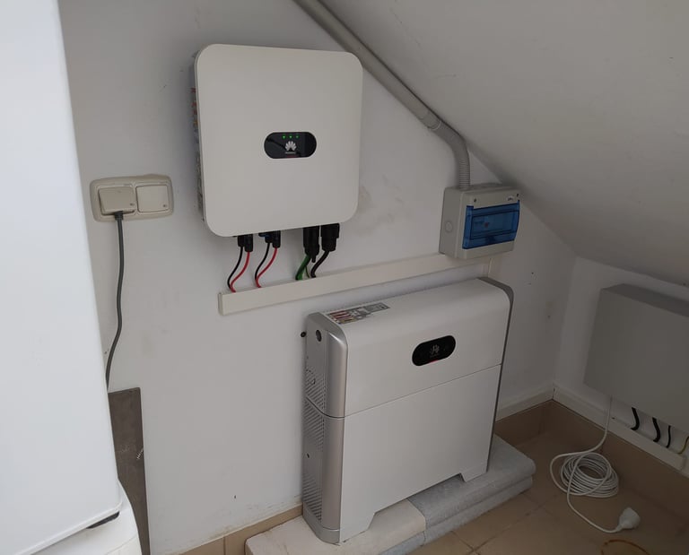 sistema solar Huawei con batería