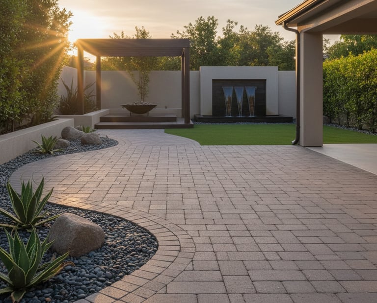 Model de montaj pavaj Cubic, cuburi aranjate în model clasic tip piatră cubică