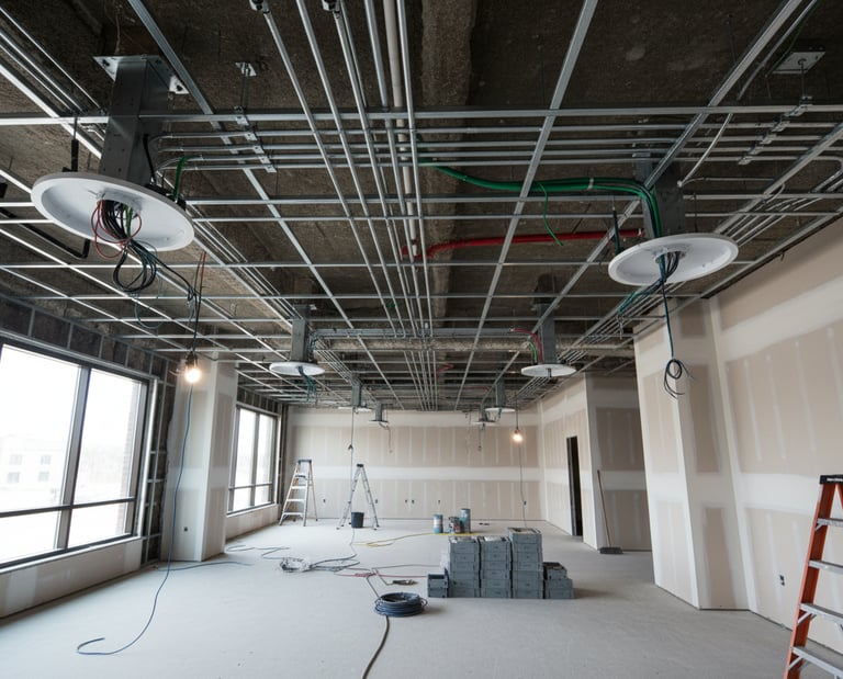 Wiring for small commercial spaces