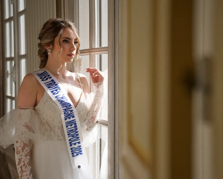 une photo de miss troyes champagne metropole au chateau de droupt saint basle
