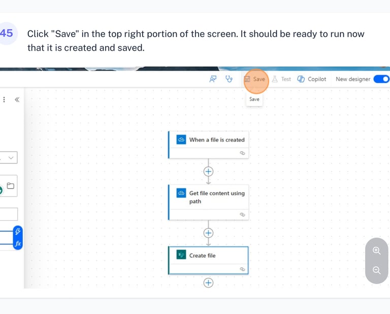 Scribe Power Automate Workflow created by Kirsten Dahlen