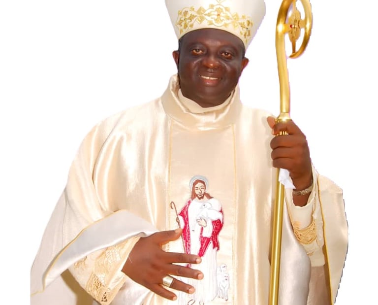 Catholic Bishop Hyacinth Egbebo of Bomadi Nigeria
