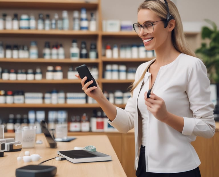 A serene wellness space with natural light and calming decor.