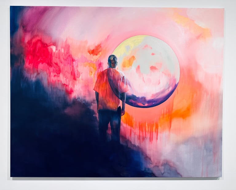 Song to the Siren  2025  200 x 250 cm, Romain Bernini ©16mag