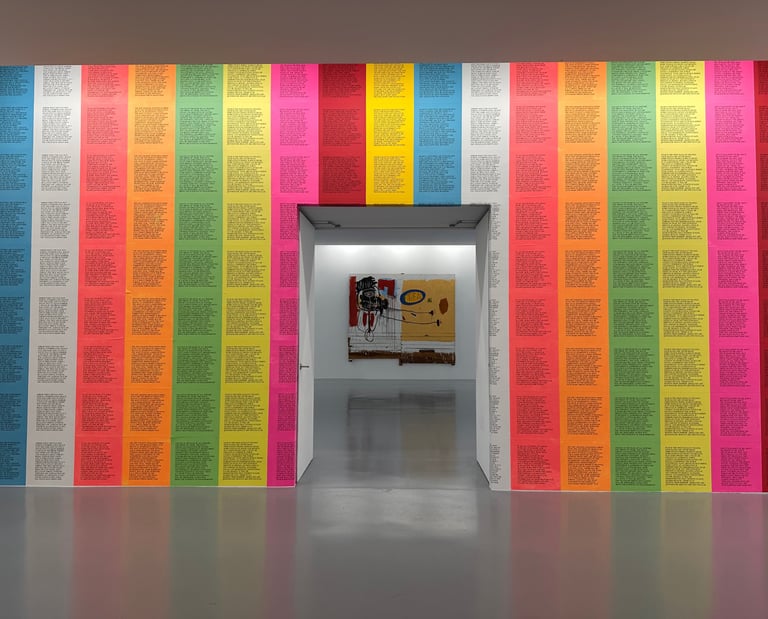 Jenny Holzer, Inflammatory Wall, 1979-1981, Posters on coloured papers ©16mag