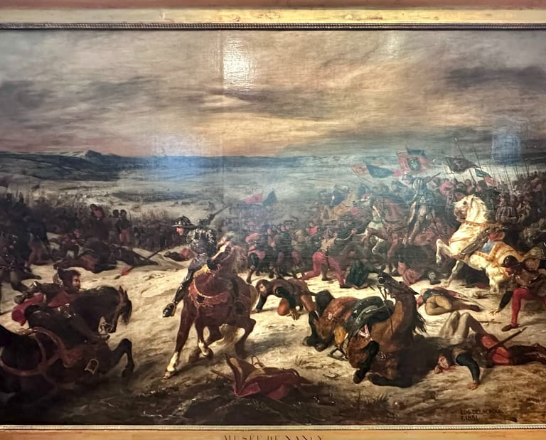 La Bataille de Nancy, 1829/1833 Eugène Delacroix ©16mag